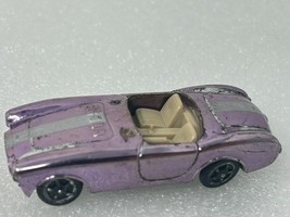 Vintage Aurora Cigar Box AC SHELBY COBRA Pink Metallic Chrome #6129 Toy Car - $29.35