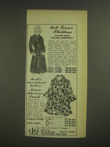 1974 J. Jill Shirtdress and Meissen Blue Onion Smock Advertisement - £13.82 GBP