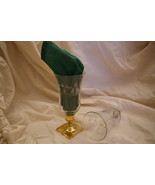 Home Interiors &amp; Gifts Etched Church Scene Votive Cups Candle Holders Homco - €12,96 EUR