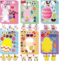 24pcs Easter Stickers for Kid Make a face Easter Stickers for Child East... - $23.51