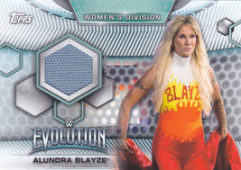 Alundra Blaze #MR-MD - WWE 2019 Topps Relic Blue Wrestling Trading Card - $29.99