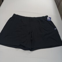 Champion QM4415 Women's Black Cotton Jersey Shorts Size 4X (48×8) image 12