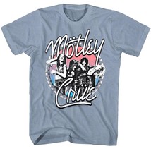 Motley Crue Star Studded Men&#39;s T Shirt Theatre of pain Photo Heavy Metal Rock - £21.62 GBP+