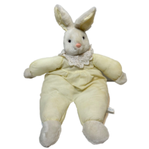Vintage Interpur Nylon Plush Cottontail Bunny Rabbit Yellow Stuffed Anim... - $32.25