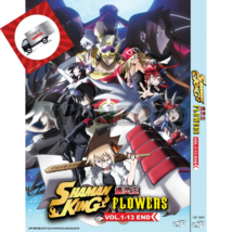 Anime Dvd Shaman King Flowers Flowers VOL.1-13 End English Subtitle Region All - £16.40 GBP