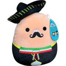 Kellytoy Squishmallow Mexican Mariachi Boy 7&quot; Plush Dolls Toy, holiday gift - £11.06 GBP