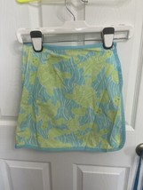 Lilly Pulitzer Girls Size 10 Reversible Wrap Skirt Sea Turtles And Starfish EUC - £14.93 GBP