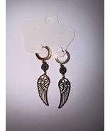 Margo women earrings -stainless steel - WINGS - $20.00