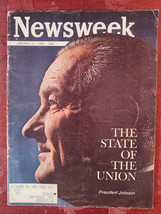 NEWSWEEK January 11 1965 1/11/65 Jan 65 State Of The Union Lyndon Johnson - £12.53 GBP