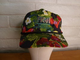 Vintage Snapback Fishing Cap Strawberry Graphics Stockton State Marina Missouri - £12.85 GBP