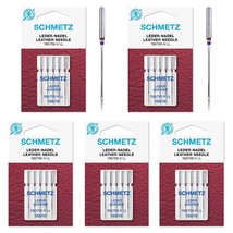 25 Schmetz Leather Sewing Machine Needles 130/705H LL 15x2NTW Size 100/16 - £25.16 GBP