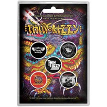 Thin Lizzy Chinatown 2022 Button Badge Pack (5) Official Merchandise Sealed - £5.74 GBP