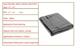 10ft*13ft 12mil Fish Pond Liners Gardens Pools HDPE  Impervious Aquaculture - £35.20 GBP