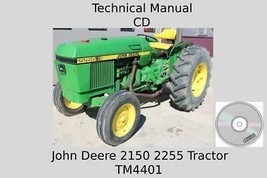 John Deere 2150 2255 Tractors Technical Manual TM4401 On CD - £15.15 GBP