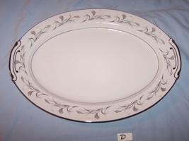 Harmony House Platinum Garland Fine China-Japan-16-inch Oval Serving Platter - £41.31 GBP