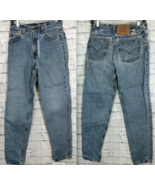 Levi Strauss 550 Heavy Blue Denim Jeans 100% Cotton 29x34 Relaxed Fit Ta... - $17.34