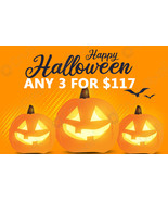 MON-TUES HALLOWEEN FLASH SALE! PICK ANY 3 FOR $117 BEST OFFERS DISCOUNT - £67.96 GBP