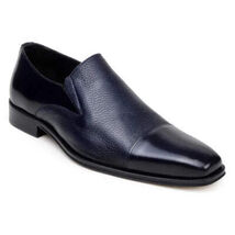 Belvedere Men's Shoes Italian Soft Deerskin ANDREO Navy image 3