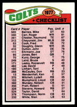 1977 Topps #202 Baltimore Colts CL EX-B110 - £15.87 GBP