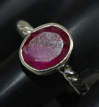 925 Sterling Fine Silver Ruby Gemstone Ring Sz C-Z Women Fest Gift RSP-1435 - £32.64 GBP