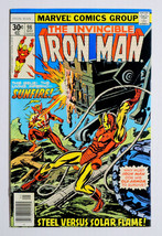1977 Invincible Iron Man 98 by Marvel Comics 5/77:X-Men Sunfire vs Ironm... - $39.84