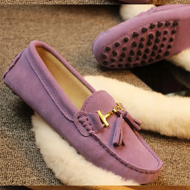 2024 New Arrival Casual Womens Shoes hide Leather Women Tel Loafers Moccasins Fa - $109.00