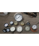 Used gauges Steam Punk or Art project, lot of 12 - £19.98 GBP