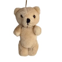 Plush Teddy Bear Ornament Poseable Hanging Christmas Crafts Holiday Stuf... - £7.63 GBP