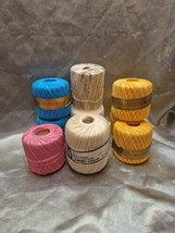 Vintage Crochet Thread  Jo Coats &amp; Prestige Lot Of 9 Various Colors - $16.40