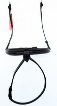 Horse English Padded Leather Flash  Cavesson Noseband Brown Full 803446MGF - $41.57