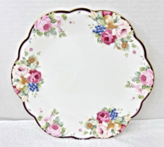Mikasa Rosemead 1987 - 1997  10 5/8&quot; Wellington Cake Plate Floral &amp; Frui... - $44.55