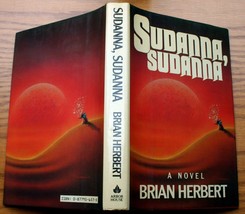 vntg 1985 Brian Herbert hcdj true 1st print SUDANNA, SUDANNA computer AI tyranny - £13.53 GBP