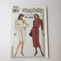 Simplicity 9285 Size 10-16 Misses&#39; Pullover Dress in Two Lengths - £10.10 GBP