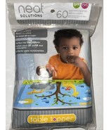 Jungle Animals Alphabet Baby  Table Toppers (50) Disposable Placemats St... - $369.04 MXN