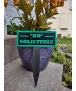 NO SOLICITING Yard Sign - $186.74 MXN
