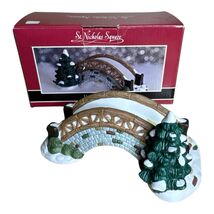 Vintage St. Nicholas Square Stone Bridge 1998 Tree Christmas Winter Cobb... - €10,30 EUR