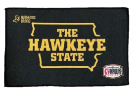 Cy-Hawk Series Iowa Hawkeyes Rally Towel &quot;The Hawkeye State&quot; Game Used 2024 - $5.89