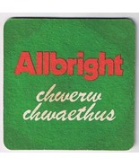 Beer Coaster Allbright Wales Cheverw Chevaethus - $2.85