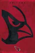 Arizona Cardinals NFL 12x8in Metal Sign Multi-Color Football Wall Decor - $34.67 CAD
