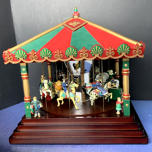 Mr Christmas Gold Label Square-o-sel Carousal With Sound Lights - £46.70 GBP