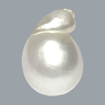 Dazzling 14.5 Carat 11.8 x 16.6mm Natural Whit Baroque Australia South Sea Pearl - $84.15