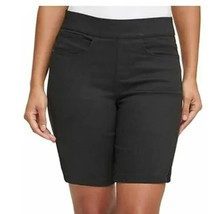 DKNY Jeans Ladies Pull On Comfort Stretch Denim Bermuda Shorts - $19.79