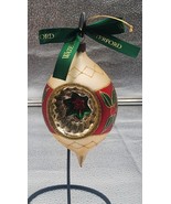 Waterford Holiday Indent Teardrop Hand Blown Christmas Ornament Rare - $55.00