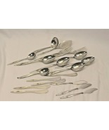 Oneidacraft Deluxe Lasting Rose Serving Pieces Stainless  Lot of 19 - $850.12 MXN