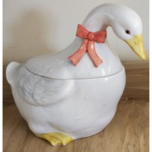 Vintage Otagiri Japan 1983 Ceramic Goose Cookie Jar See Pictures Very Nice - £49.35 GBP