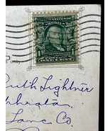 BENJAMIN FRANKLIN 1 Cent Green Stamp RARE 120+ Years Old! Ashbury NJ Dat... - £376.79 GBP