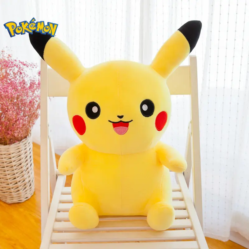 25cm Pokemon Pikachu Plush Toys Kawaii Japan Anime Elf Plush Doll Soft Stuffed - £10.96 GBP