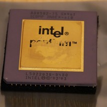 Intel Pentium A80502-75 75MHz SX961 CPU Processor Tested &amp; Working 08 - £18.30 GBP