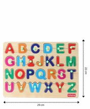 Wooden Alphabet Puzzle Multicolour - $32.65