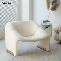 Nordic Style Single Designer Sofa Chair Minimalist Luxury Furniture - £379.29 GBP